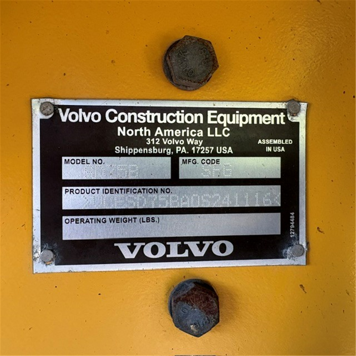 2016 Volvo SD75B 5493