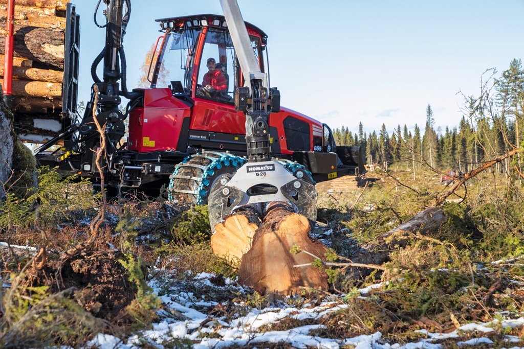 Komatsu 855-3 Forwarders Specs | SMS Equipment