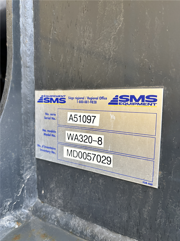 2022 Komatsu WA320-8 5408