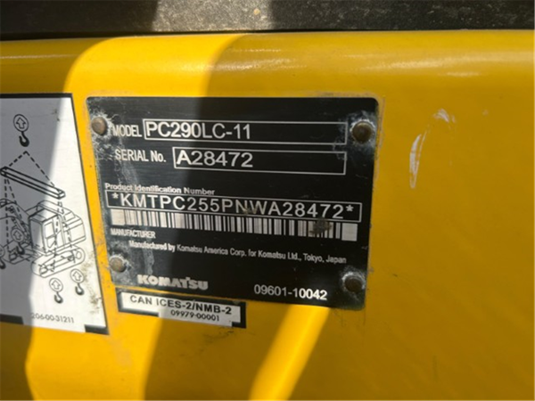 2022 Komatsu PC290LC-11 5476