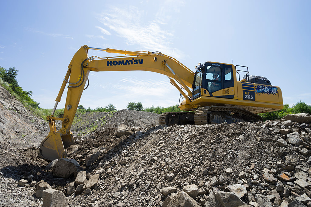 Komatsu HB365LC-3 Hybrid Medium Excavators Specs | SMS Equipment