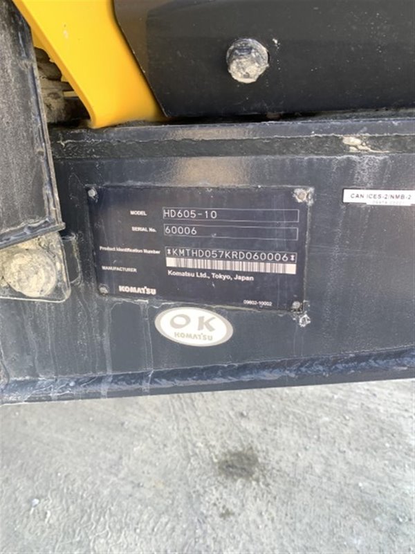2025 Komatsu HD605-10 5459