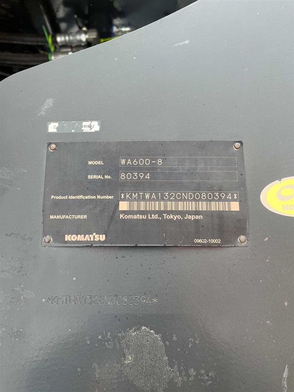 2022 Komatsu WA600-8 5386
