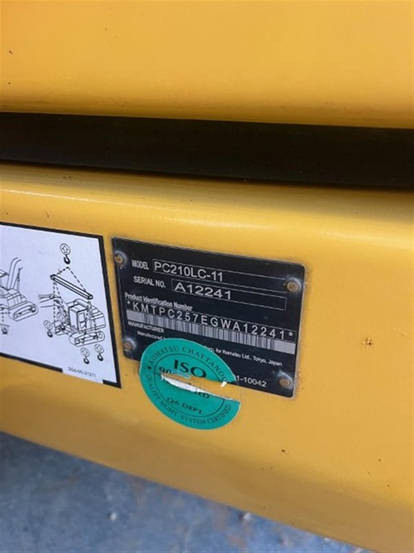 2017 KOMATSU PC210LC-11 5491