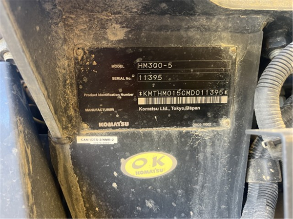 2021 Komatsu HM300-5 5429