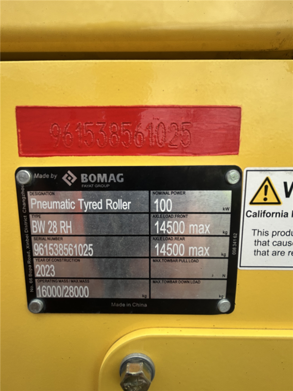 2023 BOMAG BW28RH 5437