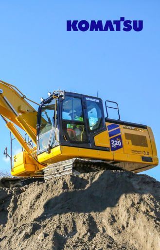 The new era of Komatsu excavators: introducing the PC220LC/LCi-12