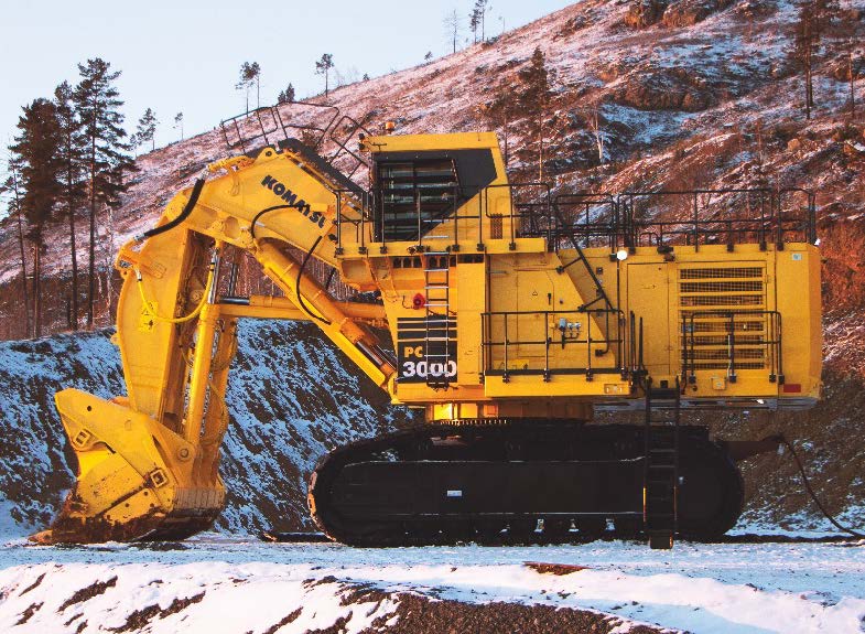 Komatsu PC3000-11 Excavators Specs | SMS Equipment Komatsu PC3000-11 Excavators Specs | SMS Equipment