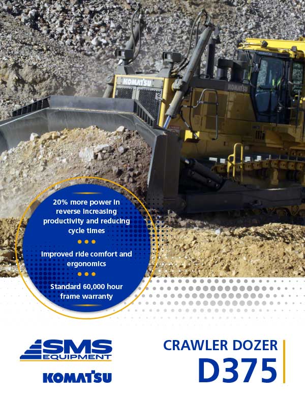 Sutter Dozer D375A-8 Crawler Dozer Video Brochure | SMS Equipment