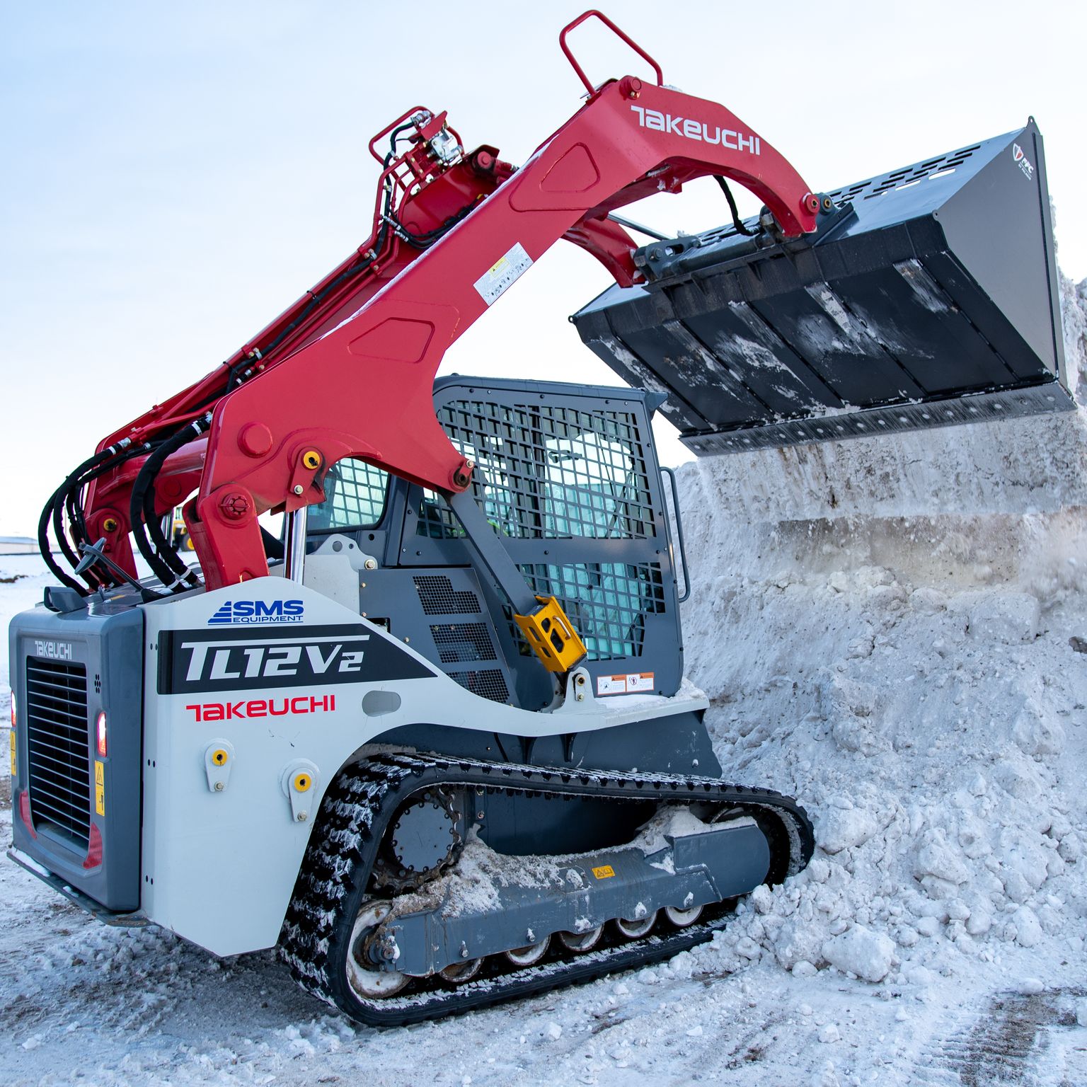 Takeuchi compact track loaders provide outstanding options for winter applications