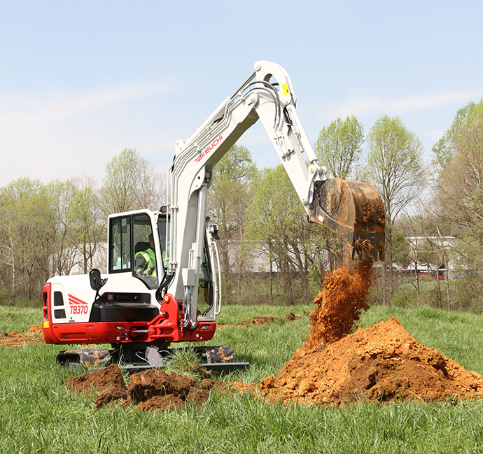 Quick Specs for Takeuchi's TB370 Compact Excavator