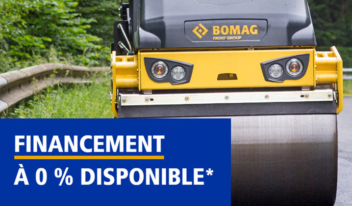 Offres de financement BOMAG à durée limitée