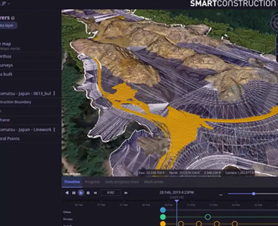 Stockpile measurements dashboard