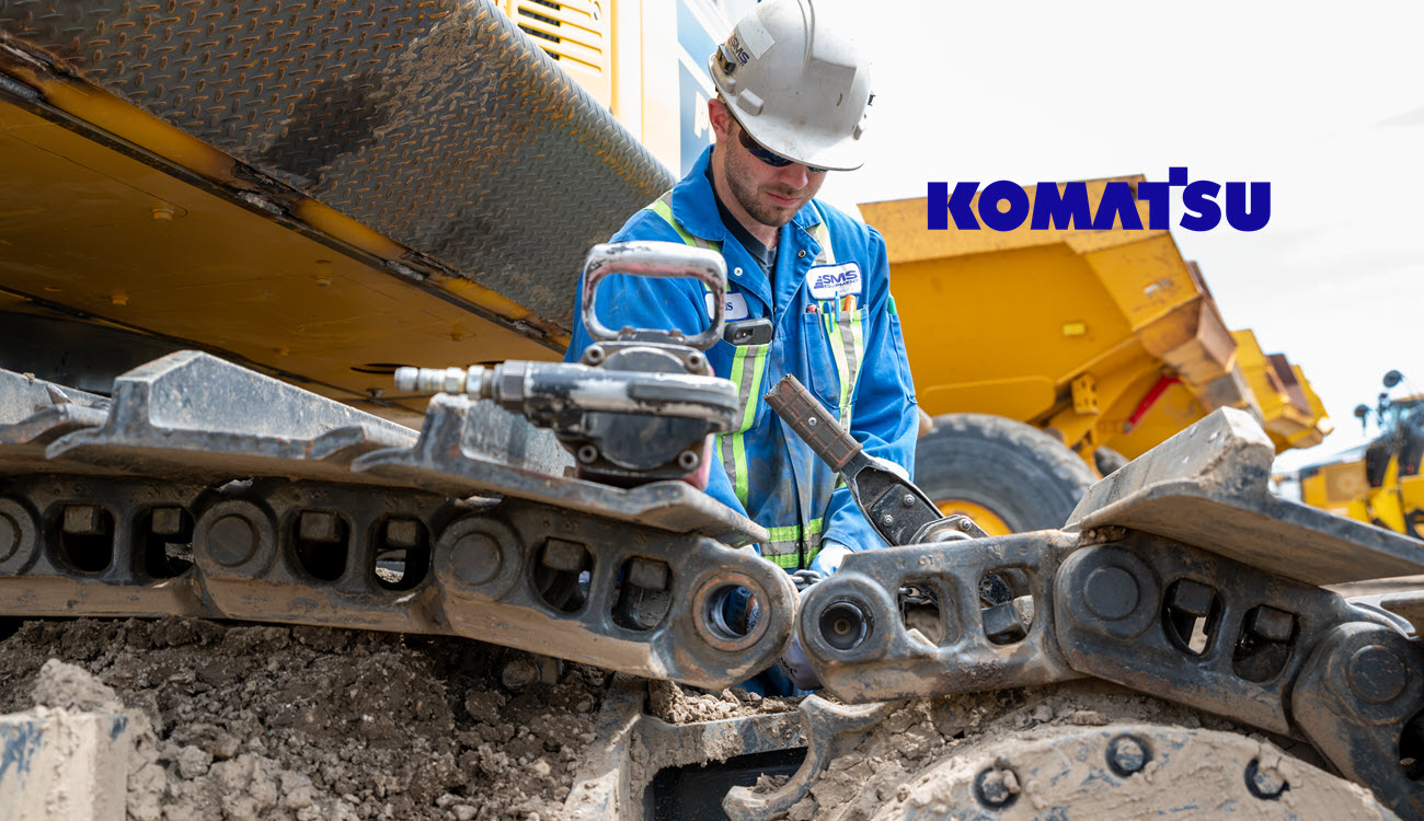 Aucun intérêt à payer pendant 12 mois sur les pièces & le service Komatsu