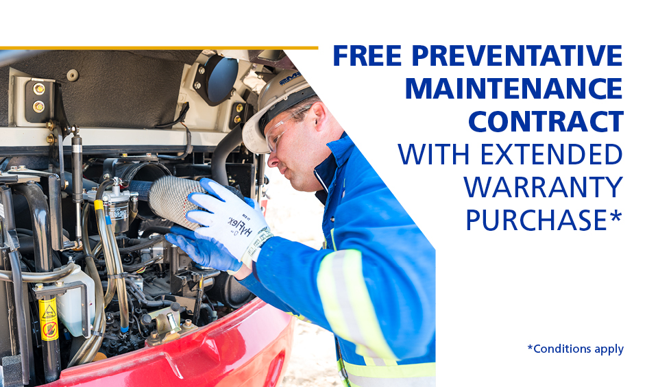 Free Preventative Maintenance Contract With Extended Warranty Purchase