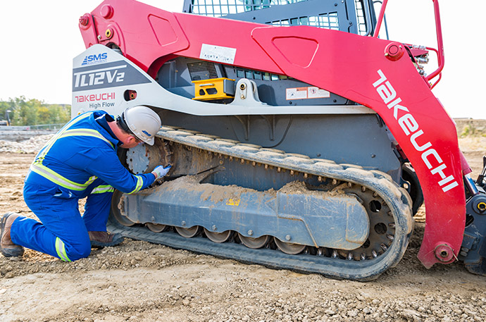 It's important to ensure the undercarriage of your CTL fits your operational needs.