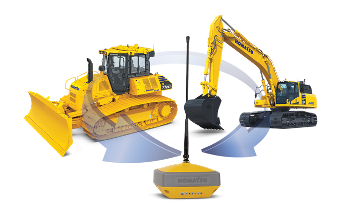 Smart Construction Base and Rover (GNSS Receiver)