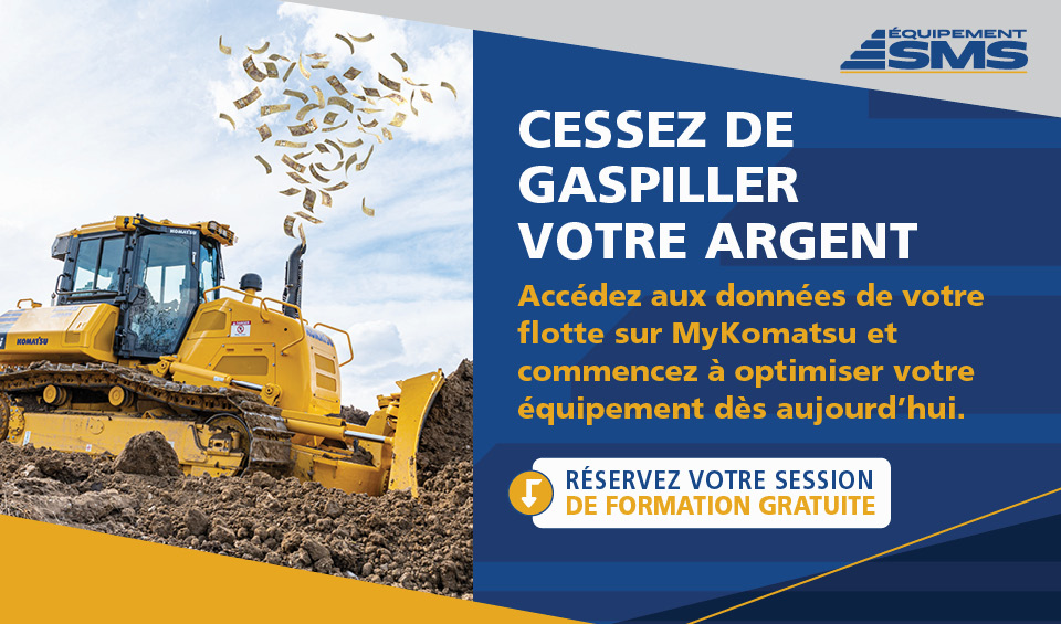 Réservez votre session de formation gratuite My Komatsu