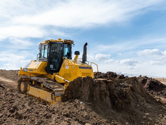 Technologie pour le décapage, l’excavation de masse et le nivellement de finition