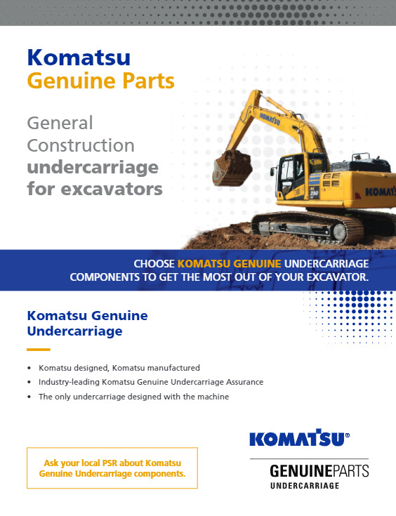 Komatsu Genuine Undercarriage Excavators